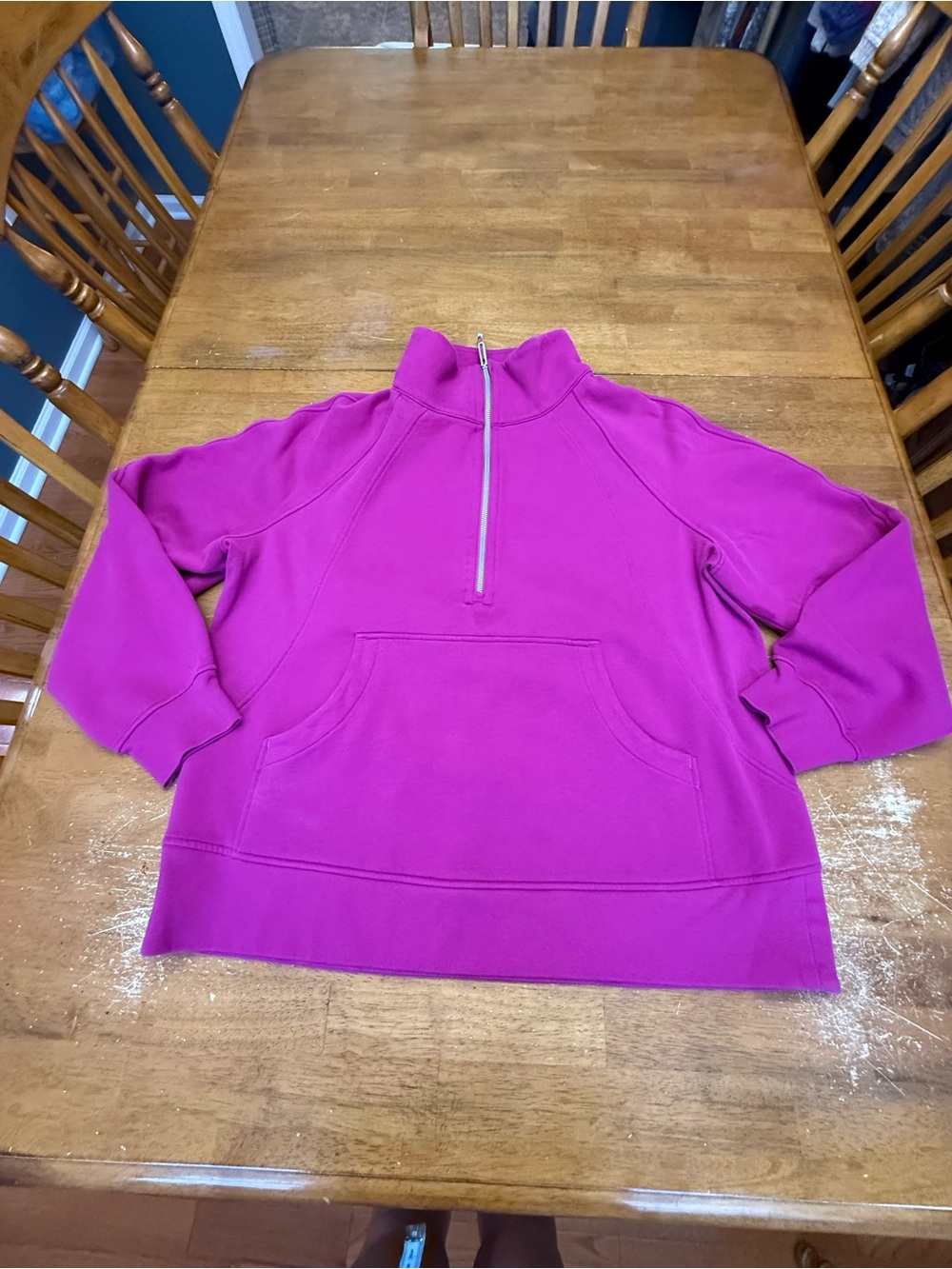 lululemon athletica Scuba Oversized Funnel-Neck Half Zip Ripened Raspberry XL/XX